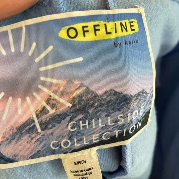 Offline by Aerie Women's Size Small Chillside Collection Stirrup Ski Pants Blue - Picture 9 of 12